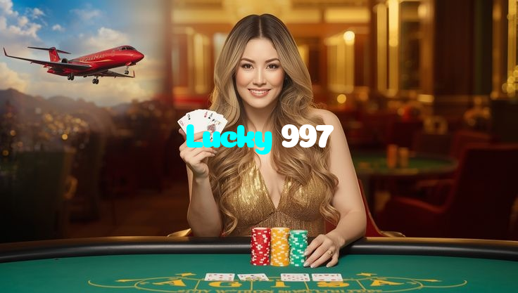 Lucky 997 casino presented on mobile device in Pakistan with slots and live games